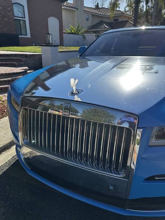 Ceramic coating applied to a Rolls-Royce in La Mirada, CA